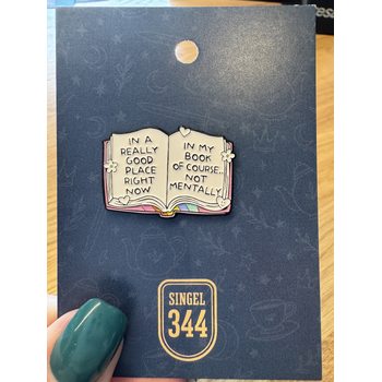 Pin - Good Place in my Book bij Singel 344