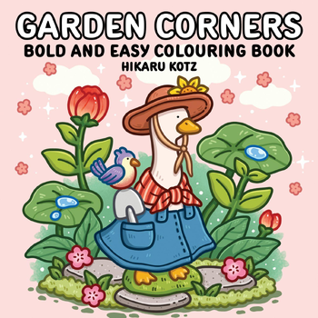 Garden Corners: Bold and Easy Colouring Book for All Ages (Paperback) bij Singel 344