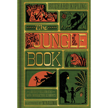 The Jungle Book (MinaLima Edition) (Illustrated with Interactive Elements) (Hardback) bij Singel 344
