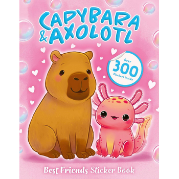 Best Friends Sticker Book: Capybara and Axolotl (Paperback) bij Singel 344
