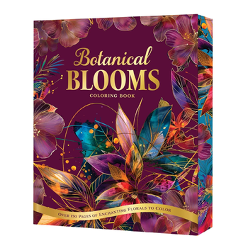 Botanical Blooms Coloring Book (Paperback) bij Singel 344