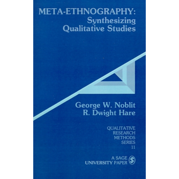 Meta-Ethnography (Paperback) bij Singel 344