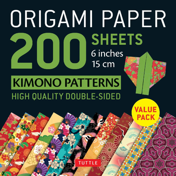 Origami Paper 200 sheets Kimono Patterns 6 (15 cm) (Loose-leaf) bij Singel 344