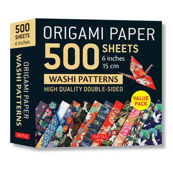 Origami Paper 500 sheets Japanese Washi Patterns 6" (15 cm) bij Singel 344