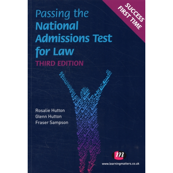 Passing the National Admissions Test for Law (LNAT) (Paperback) bij Singel 344