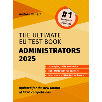 The Ultimate EU Test Book Administrators 2025 (Paperback) bij Singel 344