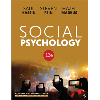 Social Psychology - International Student Edition (Paperback) bij Singel 344