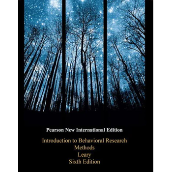 Introduction to Behavioral Research Methods (Paperback) bij Singel 344