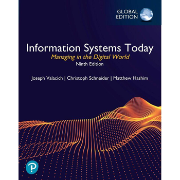 Information Systems Today: Managing in the Digital World, Global Edition (Paperback) bij Singel 344