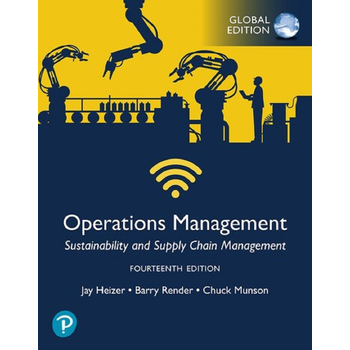 Operations Management: Sustainability and Supply Chain Management, 14th Global Edition + MyLab Operations Management with Pearson eText (Paperback) bij Singel 344