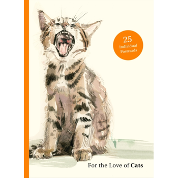 For the Love of Cats: 25 Postcards (Paperback) bij Singel 344