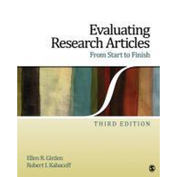 Evaluating Research Articles From Start to Finish (Paperback) bij Singel 344