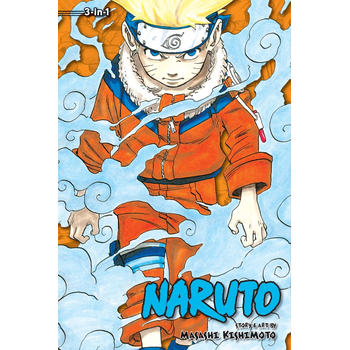 Naruto (3-in-1 Edition), Vol. 1 (Paperback) bij Singel 344