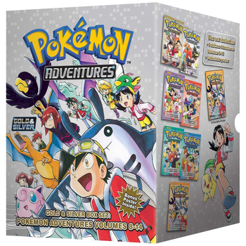 Pokemon Adventures Gold & Silver Box Set (Set Includes Vols. 8-14) (Paperback) bij Singel 344