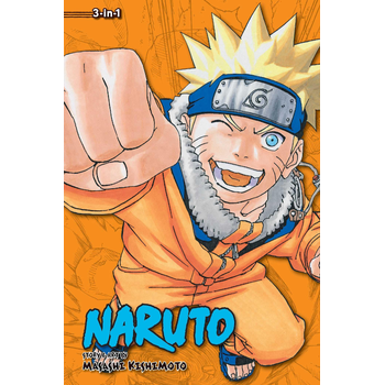 Naruto (3-in-1 Edition), Vol. 7 (Paperback) bij Singel 344