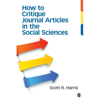How to Critique Journal Articles in the Social Sciences (Paperback) bij Singel 344
