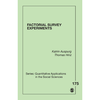 Factorial Survey Experiments (Paperback) bij Singel 344