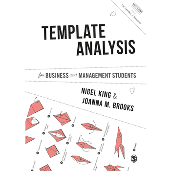 Template Analysis for Business and Management Students (Paperback) bij Singel 344