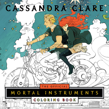 The Official Mortal Instruments Coloring Book (Paperback) bij Singel 344