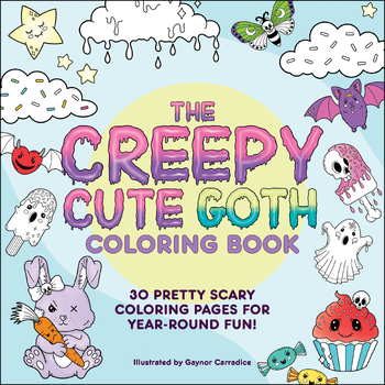 The Creepy Cute Goth Coloring Book (Paperback) bij Singel 344