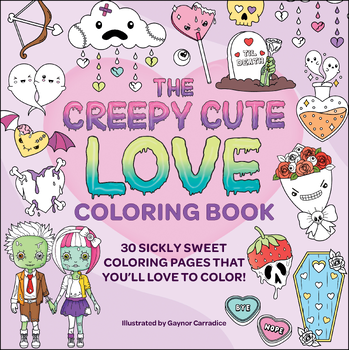 The Creepy Cute Love Coloring Book (Paperback) bij Singel 344