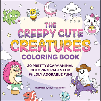The Creepy Cute Creatures Coloring Book (Paperback) bij Singel 344