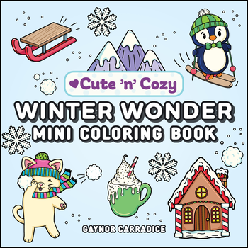 Winter Wonder Mini Coloring Book (Paperback) bij Singel 344