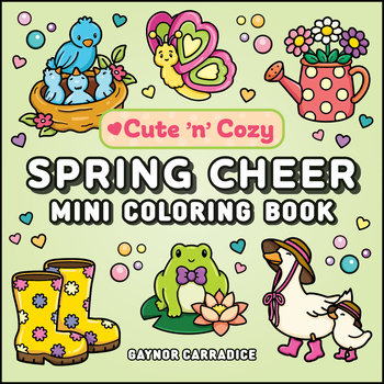 Spring Cheer Mini Coloring Book (Paperback) bij Singel 344