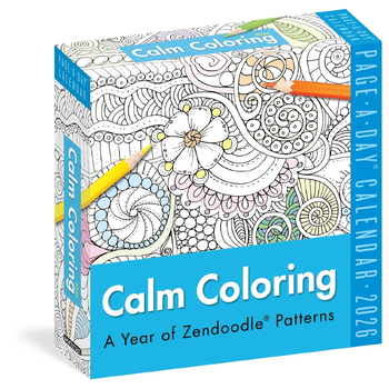 Calm Coloring Page-A-Day® Calendar 2026 bij Singel 344