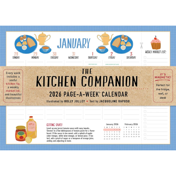Kitchen Companion Page-A-Week Calendar 2026 bij Singel 344