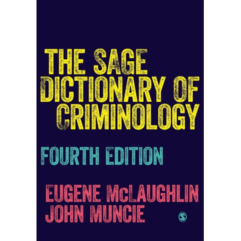 The SAGE Dictionary of Criminology (Paperback) bij Singel 344