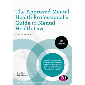 The Approved Mental Health Professional's Guide to Mental Health Law (Paperback) bij Singel 344