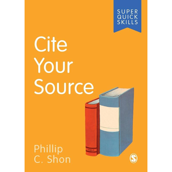 Cite Your Source (Paperback) bij Singel 344