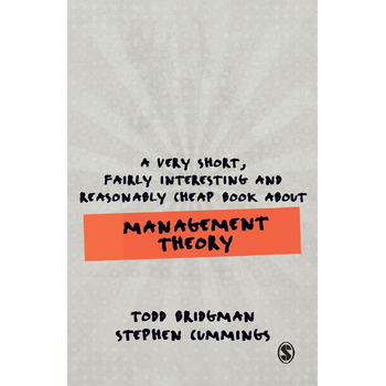 A Very Short, Fairly Interesting and Reasonably Cheap Book about Management Theory (Paperback) bij Singel 344