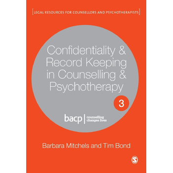 Confidentiality & Record Keeping in Counselling & Psychotherapy (Paperback) bij Singel 344