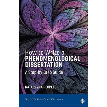 How to Write a Phenomenological Dissertation (Paperback) bij Singel 344