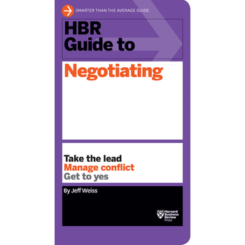 HBR Guide to Negotiating (HBR Guide Series) (Paperback) bij Singel 344