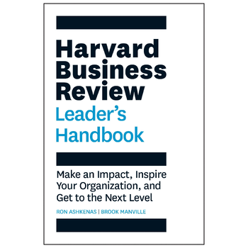 Harvard Business Review Leader's Handbook (Paperback) bij Singel 344