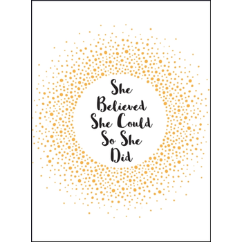She Believed She Could So She Did (Hardback) bij Singel 344