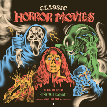 Classic Horror Movies 2026 Wall Calendar bij Singel 344