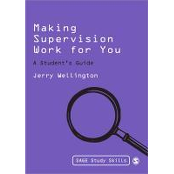 Making Supervision Work for You: A Student's Guide (Paperback) bij Singel 344