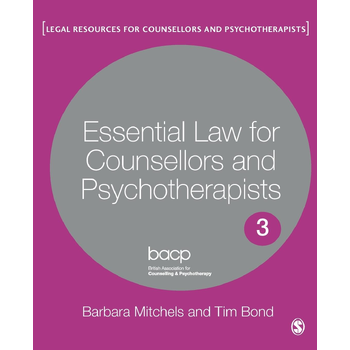 Essential Law for Counsellors and Psychotherapists (Paperback) bij Singel 344