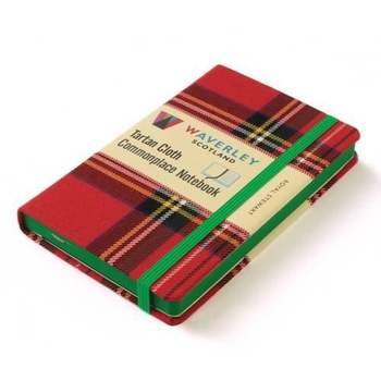 Waverley (L): Royal Stewart Tartan Cloth Large Commonplace Notebook (Hardback) bij Singel 344