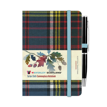 Waverley Anderson Tartan cloth mini notebook with pen (Hardback) bij Singel 344