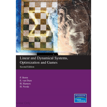 Linear and Dynamical Systems, Optimization and Games - Second Custom Edition (Paperback) bij Singel 344