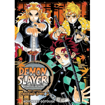 Demon Slayer: Kimetsu no Yaiba: The Official Coloring Book 2 (Paperback) bij Singel 344