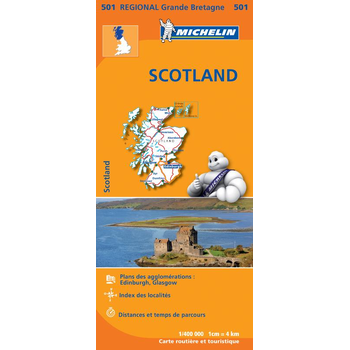 Michelin Wegenkaart 501 Schotland (Paperback) bij Singel 344