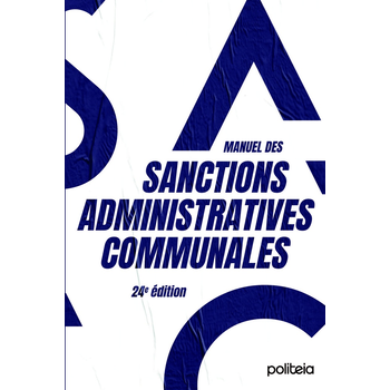 Manuel des sanctions administratives communales (24e édition) (Paperback) bij Singel 344