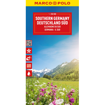 MARCO POLO Reisekarte Deutschland Süd 1:550.000 bij Singel 344