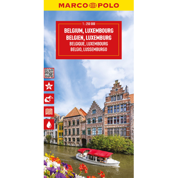 Belgium and Luxembourg Marco Polo Map bij Singel 344